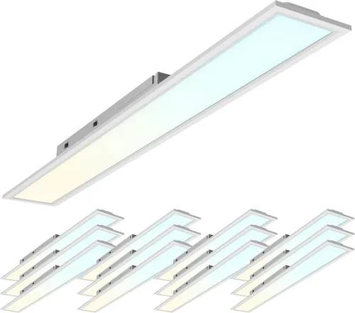 Vista 11 de LUXRITE Panel retroiluminado LED empotrable de 6 x 4 pies, 4CCT seleccionable a color 3000K 3500K 4000K 5000K, potencia seleccionable 18W/28W/40W