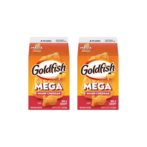 Vista 20 de Goldfish Galletas con Queso Cheddar, Caja de 27.3 Oz