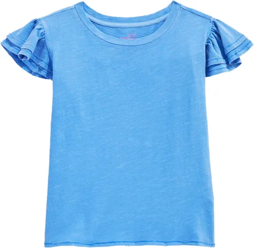 vineyard vines Camiseta de surf con mangas voladas para niñas