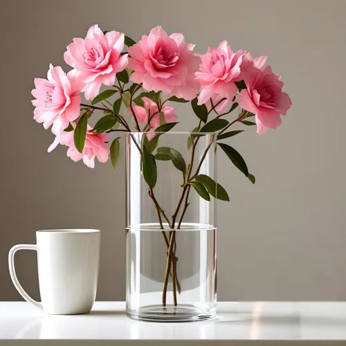 Vista 3 de CYS Excel Jarrón cilíndrico de vidrio transparente (H: 9 "D:4") Florero Centro de mesa Candelero flotante huracán