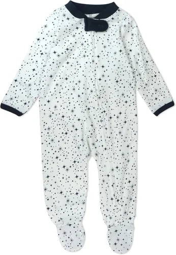 Vista 20 de HonestBaby Baby-Boys Classics Sleep & Play Footed One-piece Pajama Sleeper 100% Organic Cotton Raya Negrita Rojo Blanco Blu