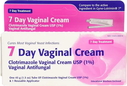 Taro Clotrimazol 7 Crema Vaginal 1.59 oz (Pack de 5)
