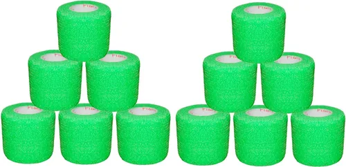 Vista 62 de Cinta adhesiva para veterinarios (negro) (paquete de 2) (2 pulgadas x 15 pies), autoadhesiva, adherente, cohesiva, flexible, autoadhesiva, rollo