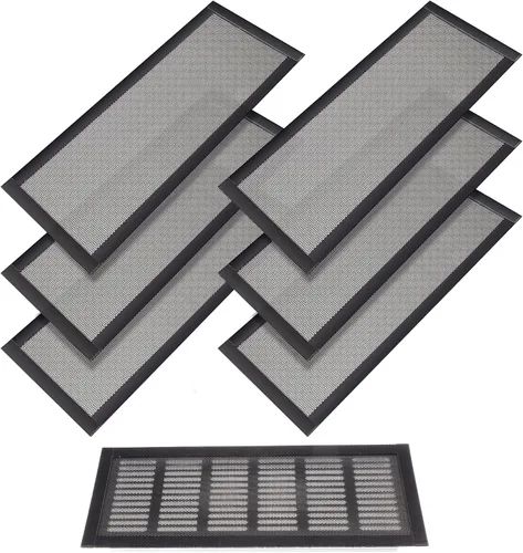 Vista 16 de Shappy Cubiertas magnéticas de ventilación de suelo, pantalla de ventilación de aire, trampa magnética para registro de piso, cubiertas de malla