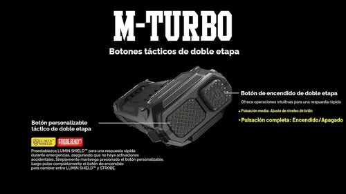 Vista 5 de Nitecore EDC29 Linterna táctica EDC, 6500 lúmenes USB-C recargable delgada de forma plana con modos de luz de foco, luz estribor y pantalla digital