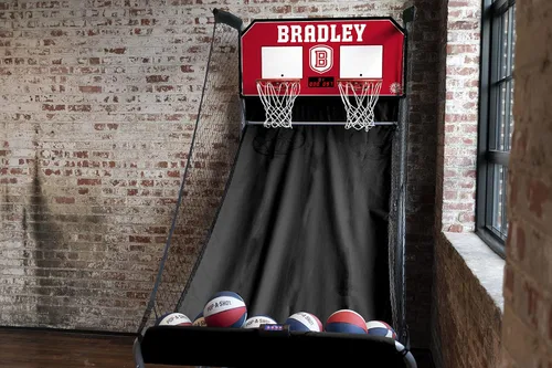 Vista 3 de Pop-A-Shot - Home Dual Shot with NCAA Graphics l Sensor Scoring l 16 Game Modes l 7 Balls l Foldable Storage l for All NCAA Fans