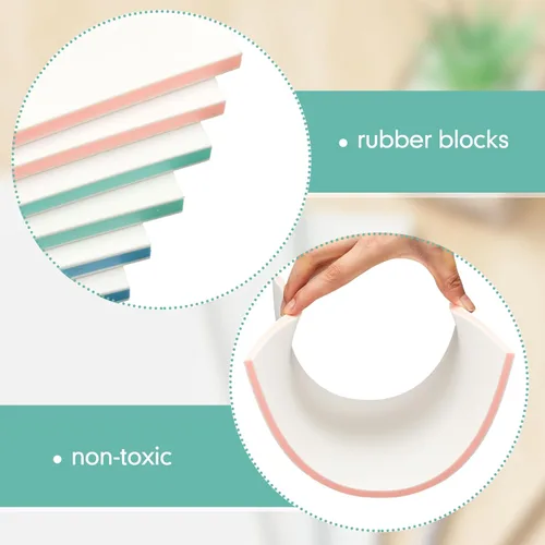 Vista 4 de Yeaqee 3 bloques de linóleo de 11.7 x 8.3 pulgadas, 3 bloques de tallado de color, bloque de linocut suave, hoja de linóleo extra grande, linóleo