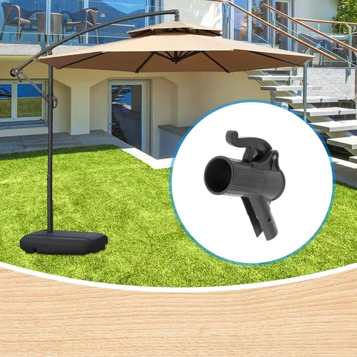 Vista 7 de Gazechimp Accesorios para sombrilla de patio, reparación duradera, parasoles de ocio, piezas de herramientas para cubierta lateral colgante, Mango