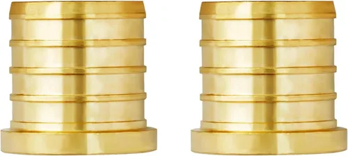 Vista 34 de SUNGATOR Accesorios Pex de 1 pulgada, paquete de 2 acoplamientos Pex de 1/2 pulgada, sin plomo de latón, accesorios Pex de 1 pulgada para tubería Pex