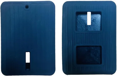 Vista 2 de Paquete de 2 fundas protectoras de silicona suave compatibles con Toshiba Canvio Basics A5 1TB 2TB disco duro externo portátil, disco duro, a prueba