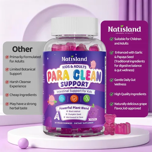 Vista 7 de para Cleanse for Humans & Kids with Wormwood Black Walnut Clove
