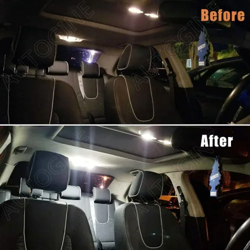 Vista 3 de AUTOGINE Kit de 7 luces LED CANBUS para Jeep Wrangler JK de 2 puertas 2007 2008 2009 2010 2011 2012 2013 2014 2015 2016 2017 2018 súper brillantes