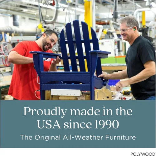Vista 8 de POLYWOOD AD420AR Silla moderna tipo Adirondack, Aruba