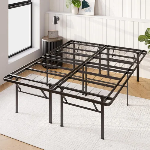 Vista 4 de Zinus Base Inteligente Premium de 4 Pulgadas Extra de Alto para Almacenamiento Debajo de la Cama/Base de Colchón/Marco de Cama