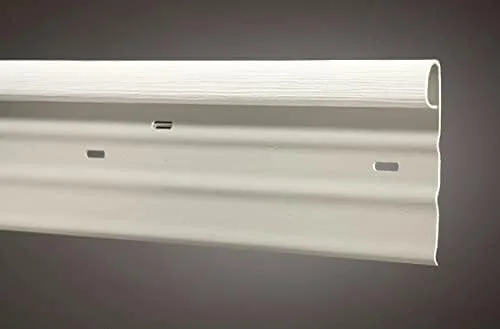 Vista 3 de Mobile Home - Kit de molduras de vinilo para rodapiés superior e inferior de riel blanco, paquete de 10 (58 pies)