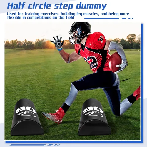 Vista 6 de Leyndo 2/4 Pcs Athletic Agility Dummy Step Over Dummy with Heavy Duty Handles Training Dummy Football Equipment for Footwork Drills Sports Training