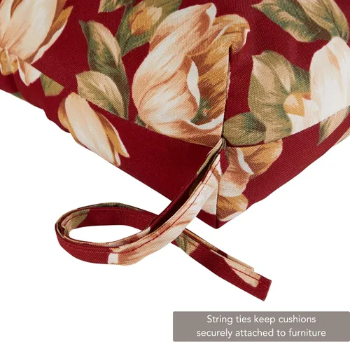 Vista 82 de Greendale Home Fashions Aloha - Cojín para silla de respaldo alto para exteriores de 44 x 22 pulgadas