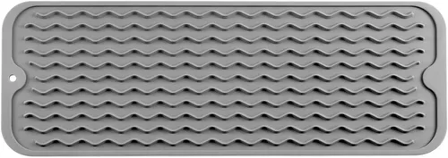 Vista 58 de MicoYang Alfombrilla de silicona para secado de platos para múltiples usos, fácil de limpiar, ecológica, resistente al calor, alfombrilla