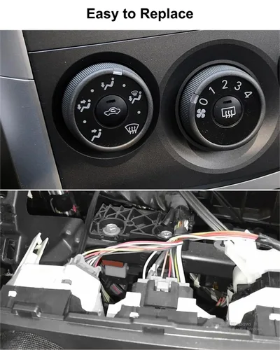 Vista 5 de Interruptor de ventilador de aire acondicionado HVAC Modo de clima Compatible con Toyota Corolla CE LE S XLE XRS L 2009 2010 2011 2012 2013 Matrix S