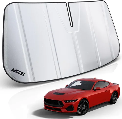 Vista 10 de MZS Parasol para parabrisas compatible con RAV4 2019-2026 / RAV4 Prime 2021-2026, parasol plegable para ventana delantera de SUV con bolsa
