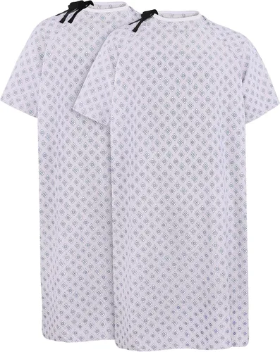 Utopia Care Unisex Hospital Gowns, Patient Gowns with Back Tie for Men and Women, Comfortably Fits Sizes up to 2XL