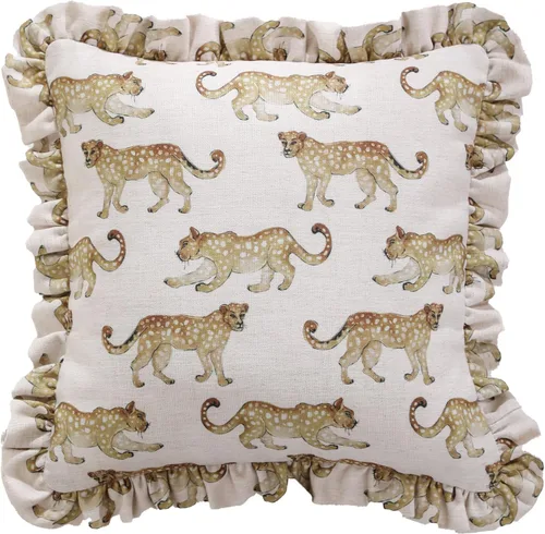 Vista 20 de patdrea Fundas de almohada de diseño floral vintage para sofá, fundas de almohada de lino marrón amarillo con patrón de pájaro y rosa, cojín