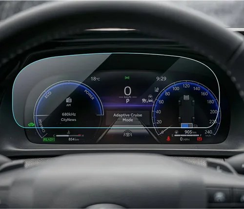 Vista 24 de Protector de pantalla de vidrio templado para Audi A4 (2020-2024)/A5 (2020-2024)/Q5 (2021-2023), accesorios de navegación antirreflejos, instalación