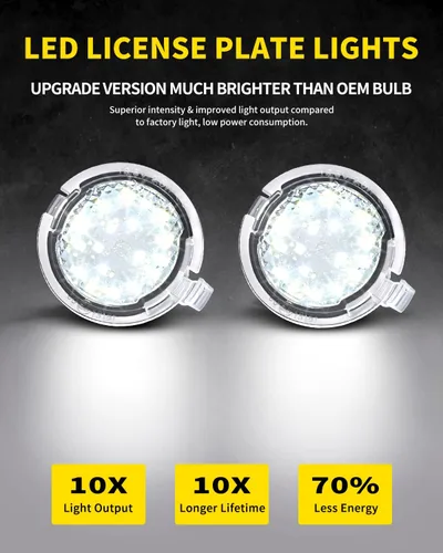 Vista 2 de Focos LED para Espejo Lateral de Charco Compatibles con Ford F150 Explorer Edge Expedition Flex Taurus X, Indicador de Señal de Espejo, Accesorios