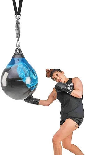 Vista 2 de Dolibest Correa para colgar bolsas de boxeo, colgador de correa para bolsa pesada para entrenamiento de gimnasio en casa, entrenamiento