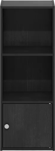 Vista 445 de Furinno - Estantería de cubos de 5 niveles serie Luder para libros y almacenamiento, color roble francés