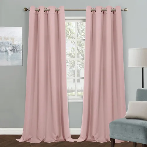 Vista 61 de MYSKY HOME - Cortinas opacas amarillas para sala de estar y dormitorio, cortinas de 84 pulgadas de largo, con ojales, cortinas de oscurecimiento