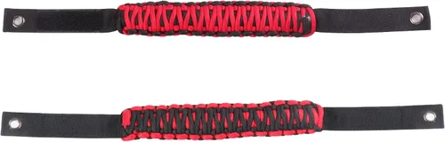 Vista 9 de Asas de agarre para barra antivuelco, mango de agarre Paracord para Ford Bronco, paquete de 2 (color negro)