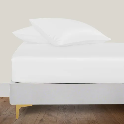Vista 16 de Linenwalas - Sábana bajera de bambú, con bolsillo profundo, elástico y seguro, ropa de cama suave y refrescante perfecta para el cuidado de la piel