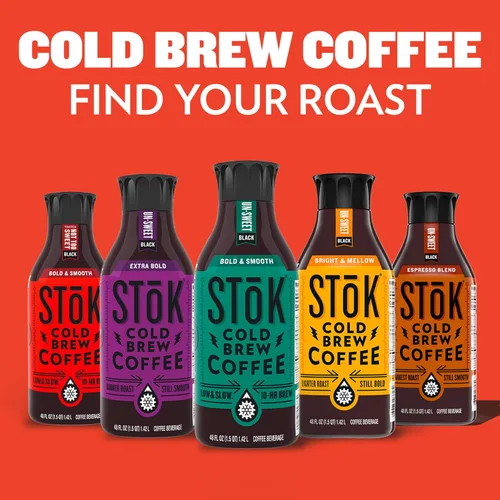 Vista 8 de SToK Shots de Café Espresso Cold Brew, Sin Azúcar, 0.43 Fl Oz (Pack de 264)
