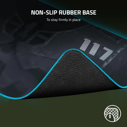 Vista 6 de Razer Goliathus - Alfombrilla de mouse para juegos Chroma extendida iluminación RGB personalizable material de tela suave control equilibrado