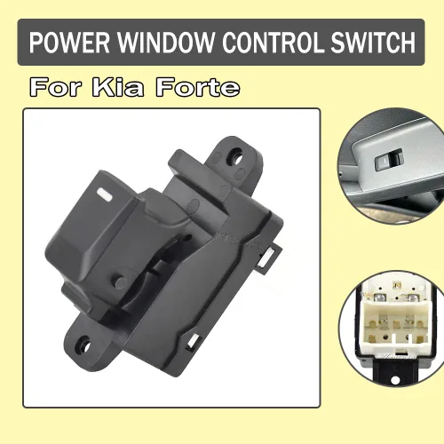 Vista 2 de Interruptor de elevalunas eléctrico del lado del pasajero para Kia Cerato Forte K3 93581-A7100