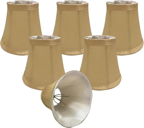 Royal Designs, Inc. CSO-1025-5AGL-6 - Lámpara de araña suave con clip, color dorado antiguo, paquete de 6, 3 x 5 x 4.5 pulgadas
