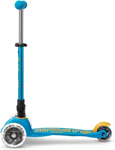 Vista 5 de Micro Kickboard - Mini Deluxe Scooter LED Plegable, 3 Ruedas, Inclinarse para Dirigir, Scooter Micro de Diseño Suizo con Ruedas LED que se Iluminan