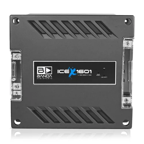 Amplificador de graves de audio para vehículos de 1 canal - Amplificador de graves mono de alta potencia de 1600 vatios con filtro subsónico y