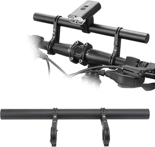 Vista 3 de GOWENIC Soporte de extensión de manillar, soporte de extensión de manillar de 11.8 in para montaje de barras de montaje de faros, soporte de clip