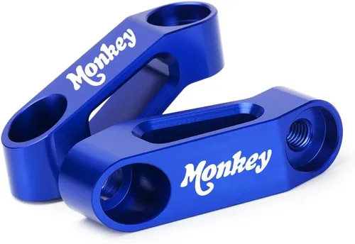 Vista 12 de Kit de adaptadores extensores elevadores de espejo retrovisor compatible con Honda Monkey 125M 125MA 125 2019-2023 2024 2025 Accesorios para Negro