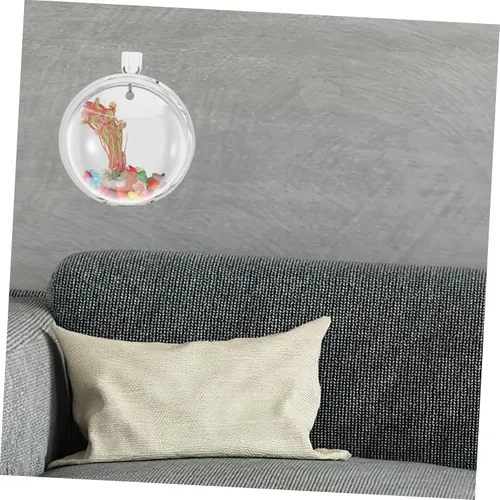 Vista 3 de Cuenco de peces de pared para colgar en la pared, cuencos de peces para centros de mesa, maceta hidropónica colgante, tanque de peces de pared