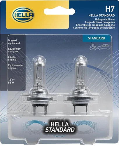 Vista 21 de HELLA - Foco de alto rendimiento H7 de 2.0 TB, 12 V, 55 W, paquete de 2