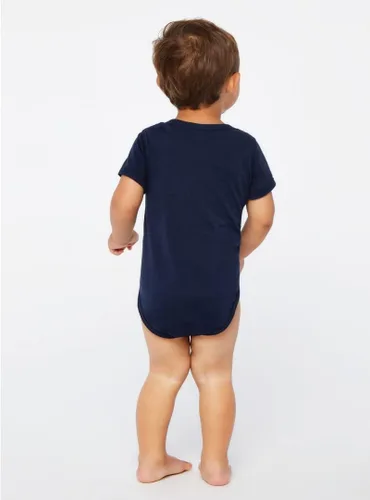 Vista 6 de RABBIT SKINS, Body de manga corta de jersey fino suave para bebé