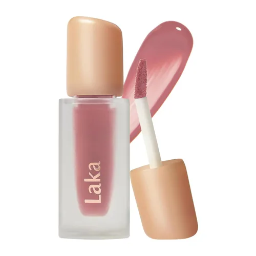 Laka Fruity Glam Tint | Tinte de labios coreano brillante con textura ligera hidratante | Color para construir, brillo no pegajoso de alto brillo