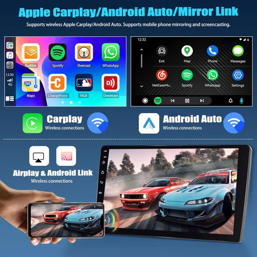 Vista 3 de 2+32G Android Car Stereo para Hyundai I10 2013-2018 inalámbrico Apple Carplay Android Auto 9 pulgadas pantalla táctil Bluetooth navegación