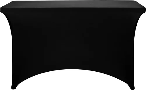 Vista 110 de FORLIFE Fundas de mesa de elastano, mantel ajustable para mesas rectangulares, fundas elásticas universales de elastano para mesa de patio, bodas