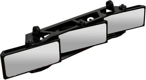 Vista 6 de SuperATV Espejo retrovisor de 3 paneles con abrazaderas de 1.75 pulgadas para Artic Cat/CFMOTO ZForce/Kawasaki Teryx/Polaris General/Polaris