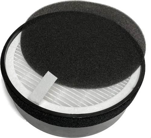 Nispira True HEPA H13 - Filtro de aire de repuesto compatible con purificador de aire compacto hOmeLabs HME020248N filtración de 3 etapas con luz