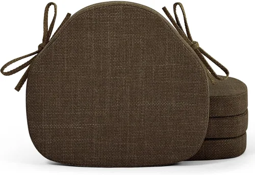 Vista 14 de Shinnwa Juego de 2 Cojines para Sillas de Comedor, Almohadillas de Asiento Windsor de Espuma de Alta Resistencia, Cojines para Sillas de Cocina